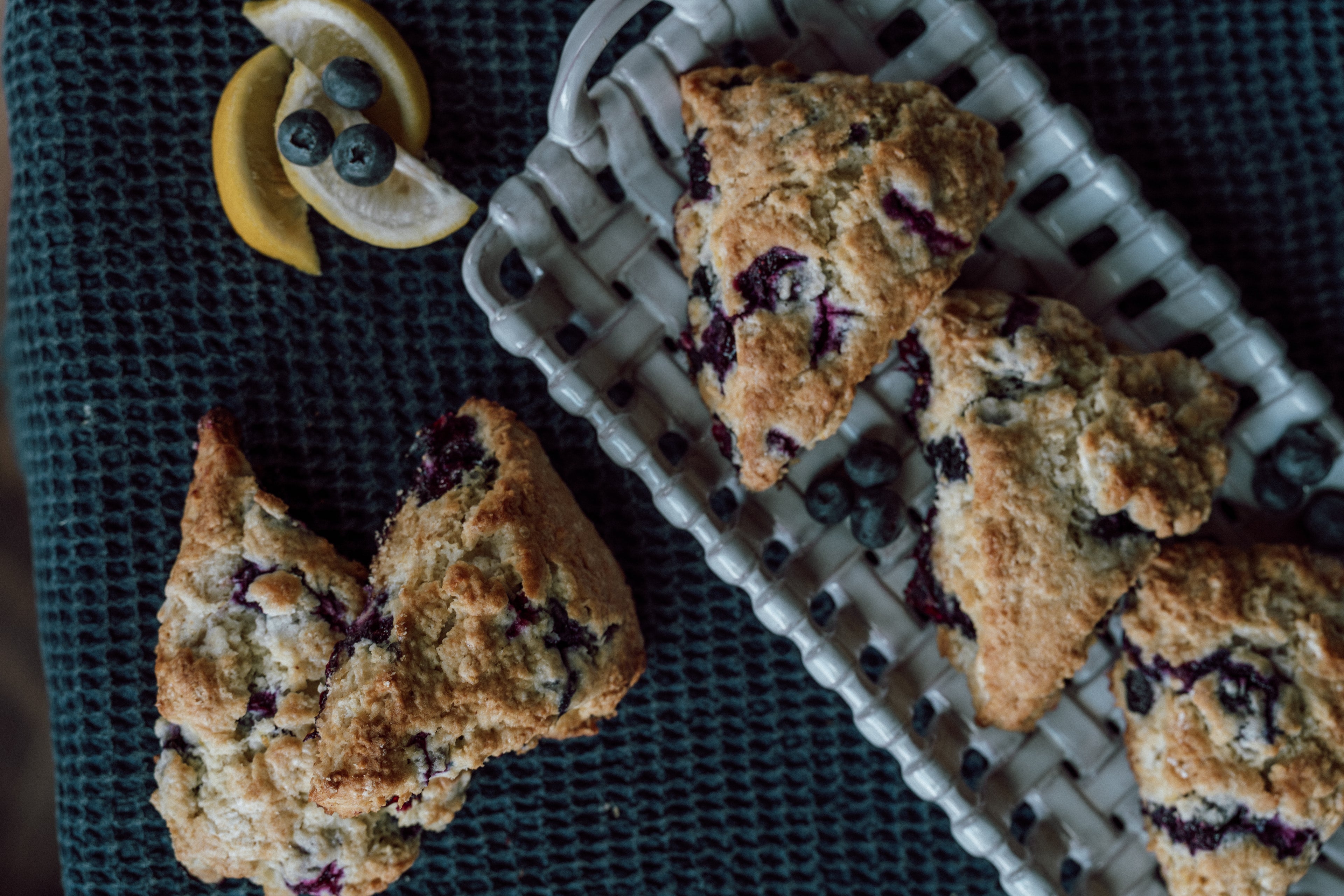 Lemon Blueberry Scones